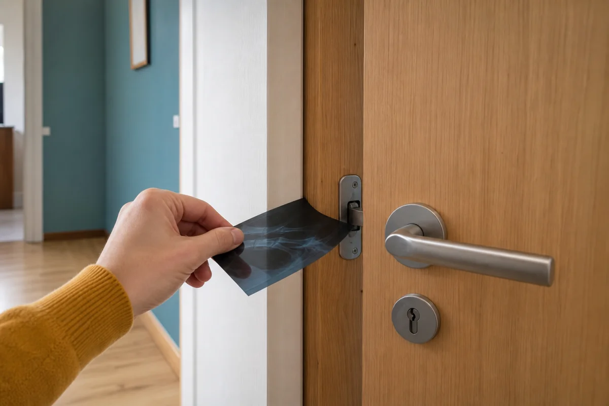 ouvrir porte claquée avec radio