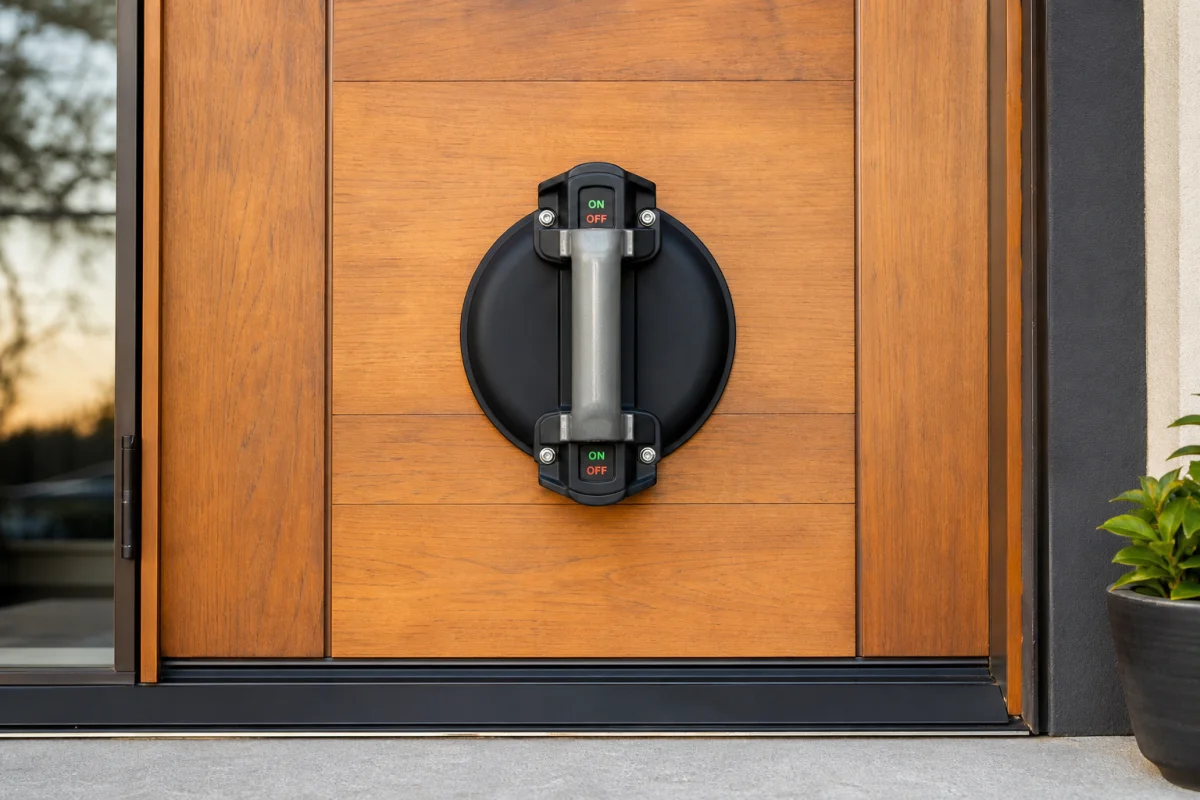 bloquer une porte de l'exterieur