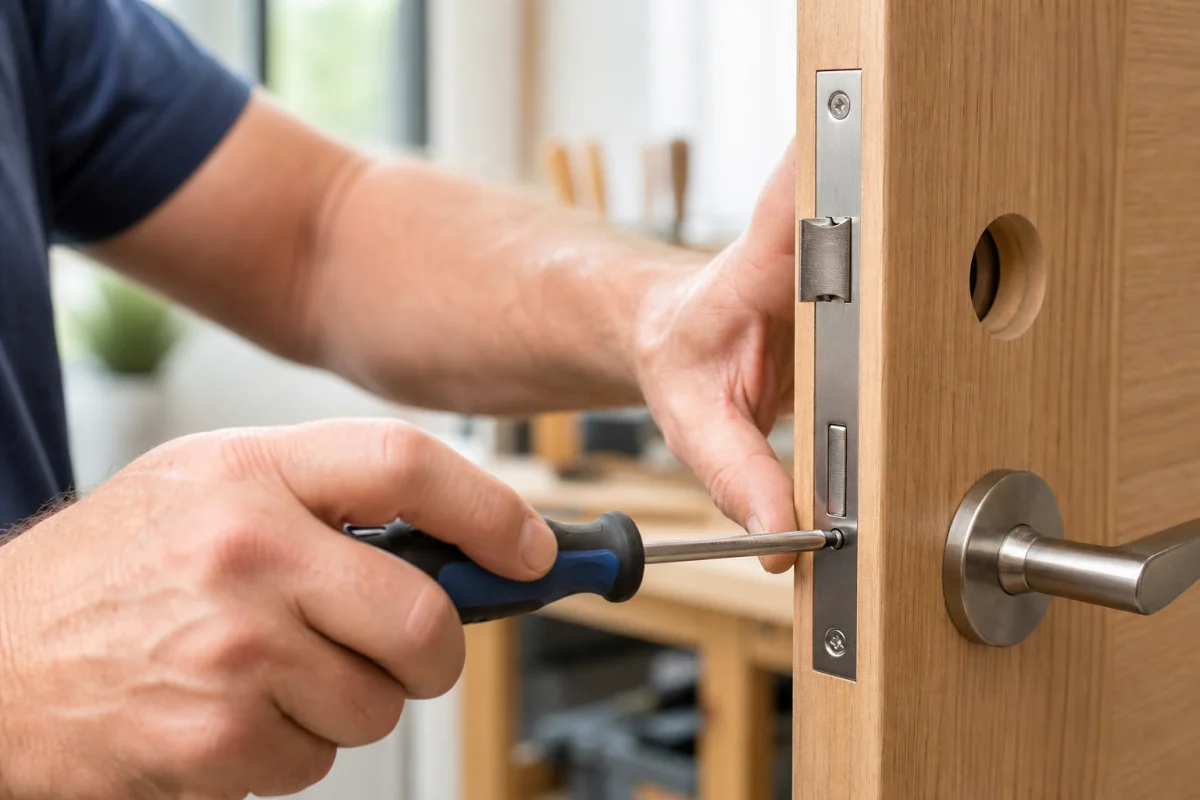 ajouter serrure porte