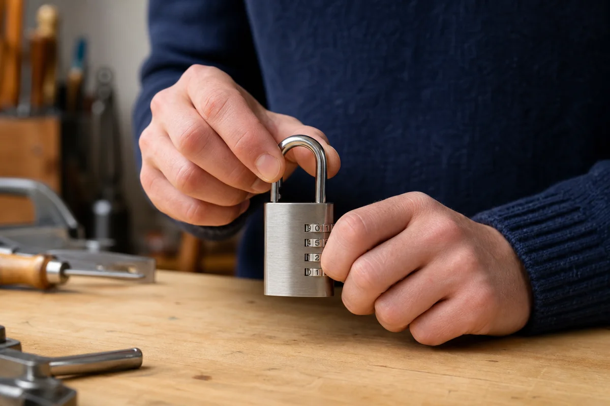 ouvrir un cadenas à code