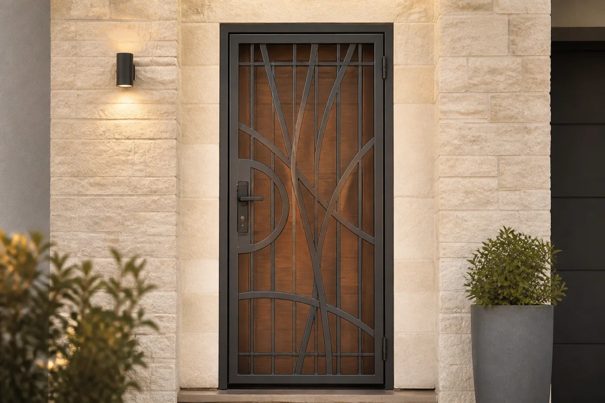 grille anti effraction porte