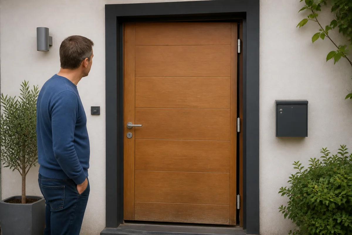 comment ouvrir une porte d'entrée 3 points bloquée