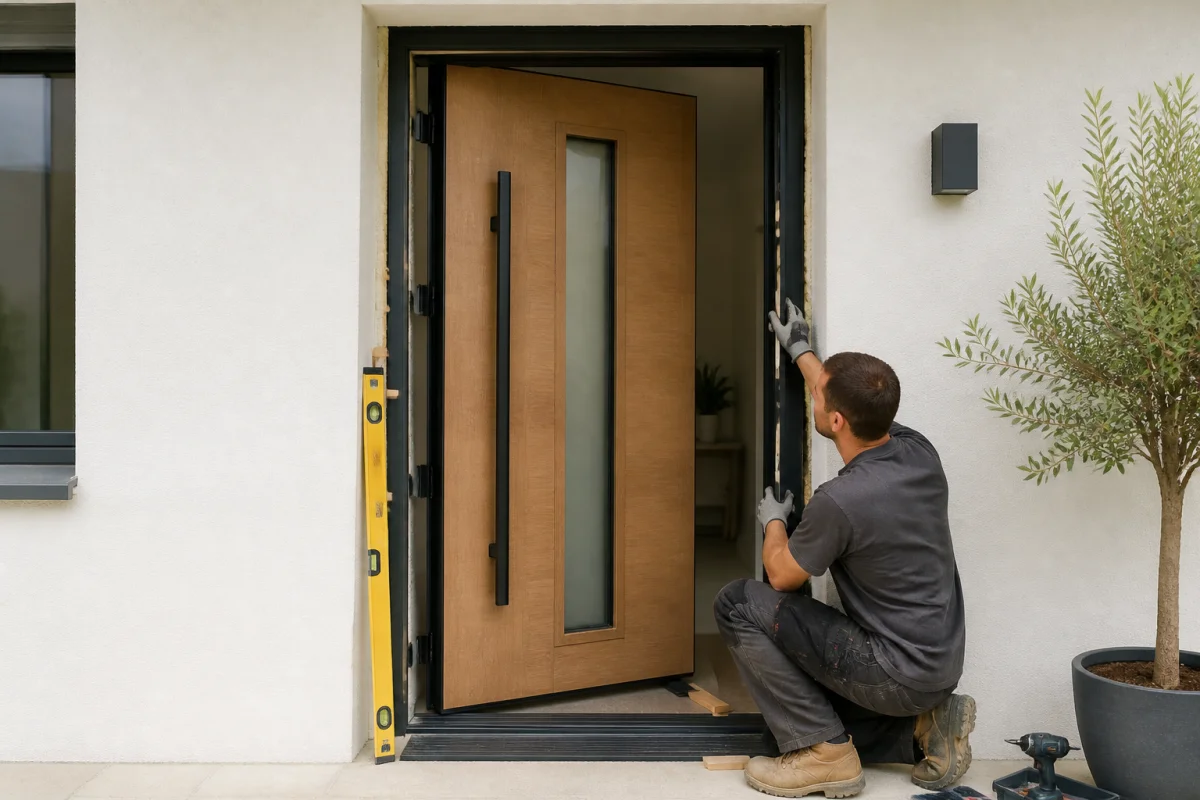 changer porte entrée sans changer bâti