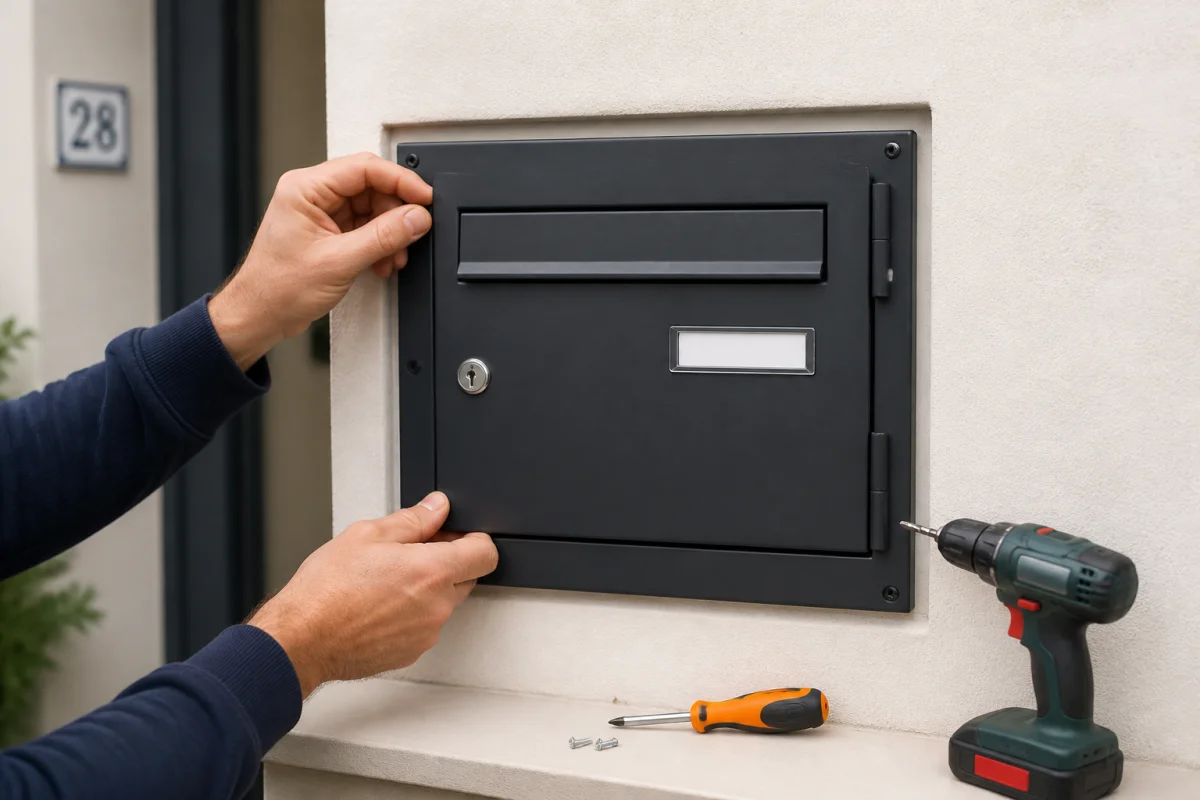 remplacer porte boîte aux lettres