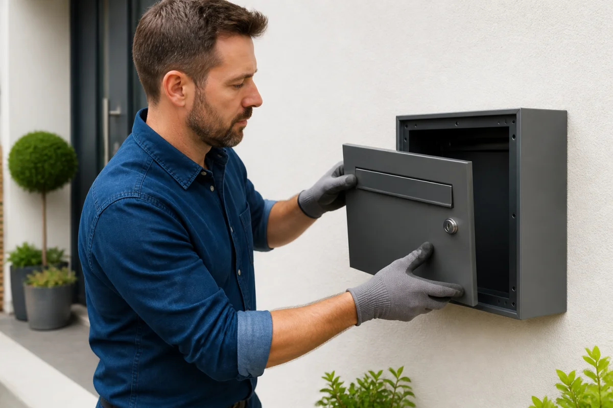 remplacer porte boîte aux lettres