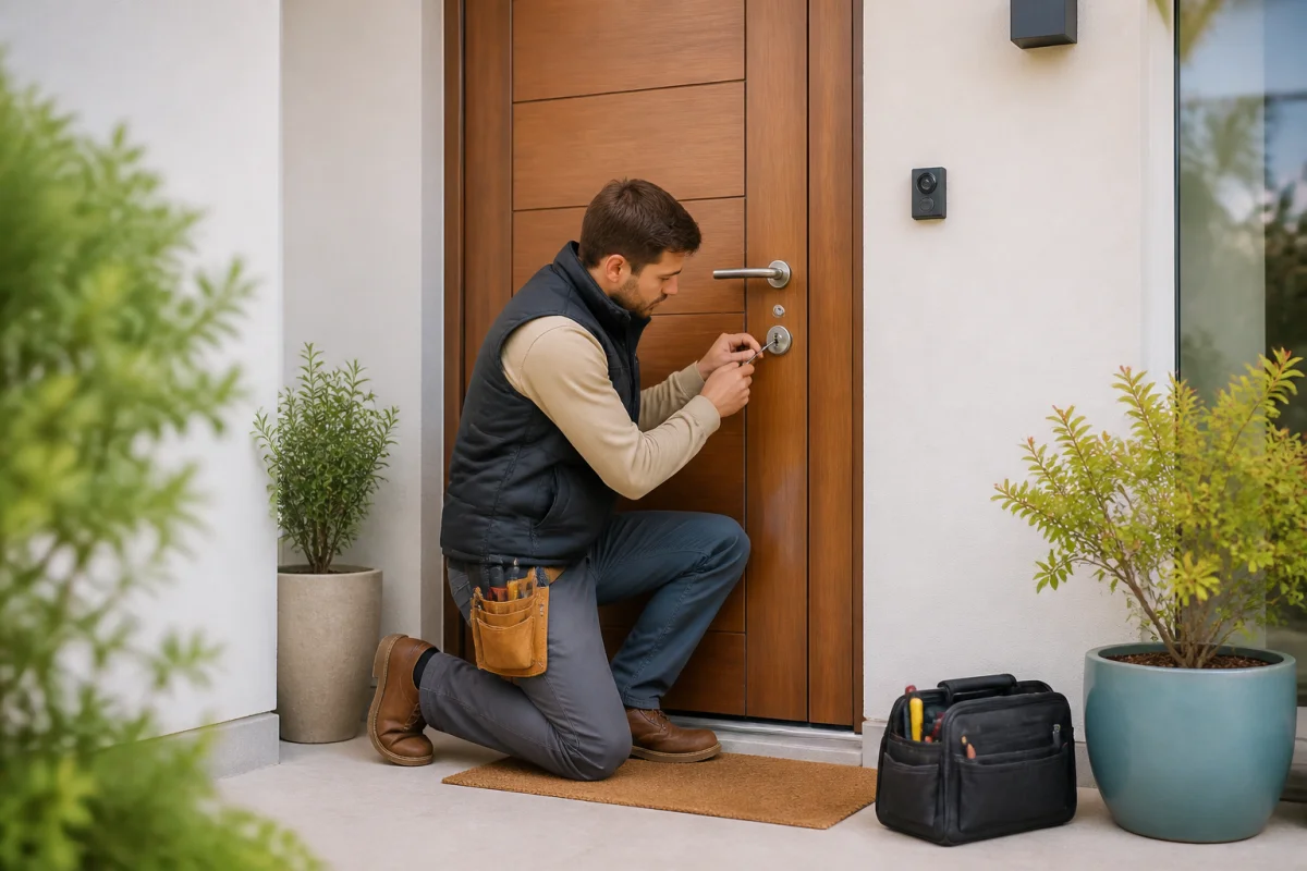Comment sécuriser une porte d'entrée efficacement