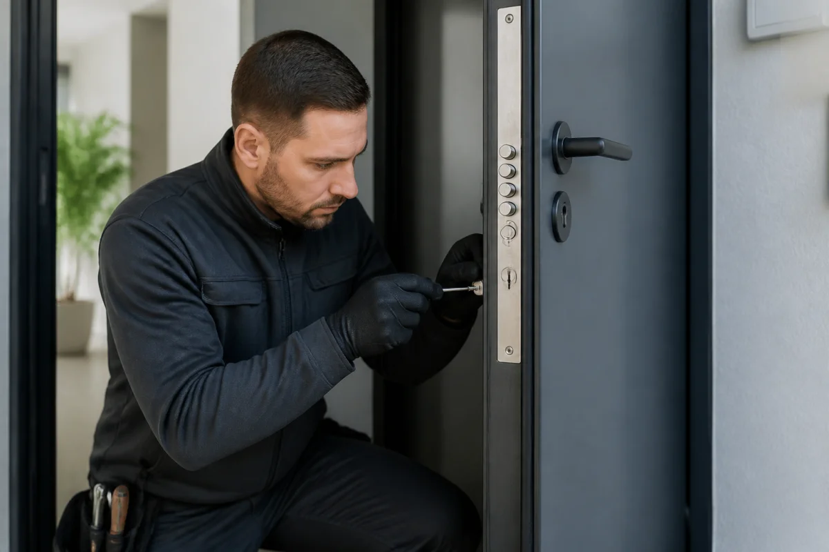 Dépannage serrure porte bloquée et solutions rapides