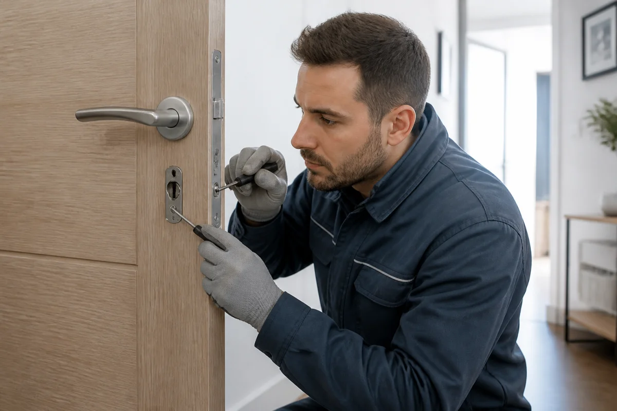 Dépannage serrure porte bloquée et solutions rapides