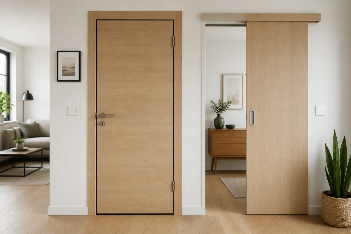 Porte intérieure phonique pour appartement