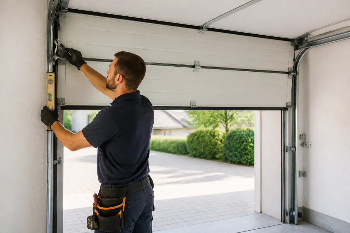 Réglage d’une porte de garage pour retrouver une ouverture fluide